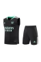 Arsenal F.C. Men Vest Sleeveless Football Kit Black 2024