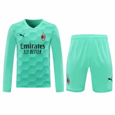 Associazione Calcio Milan Men Goalkeeper Long Sleeve Football Kit Cyan 2024