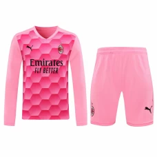 Associazione Calcio Milan Men Goalkeeper Long Sleeve Football Kit Pink 2024
