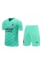 Associazione Calcio Milan Men Goalkeeper Short Sleeve Football Kit Cyan 2024