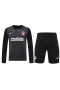 Atlético De Madrid Men Goalkeeper Long Sleeves Football Kit Black