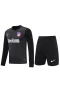 Atlético De Madrid Men Goalkeeper Long Sleeves Football Kit Black