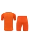 Atlético De Madrid Men Goalkeeper Short  Sleeves Football Kit Orange