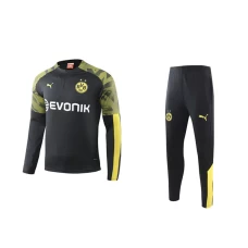 Borussia Dortmund Kid Long Sleeves Half Zip Football Kit