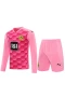 Borussia Dortmund Men Goalkeeper Long Sleeves Football Kit Pink
