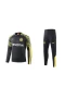 Borussia Dortmund Men Long Sleeves Half Zip Football Kit
