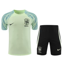 Brazil National Football Team Men Short Sleeves Football Kit