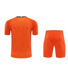 Chelsea FC Men Goalkeeper Short Sleeves Football Kit Orange