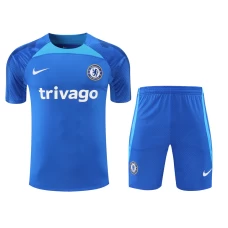 Chelsea FC Men Short Sleeves Football Kit Blue