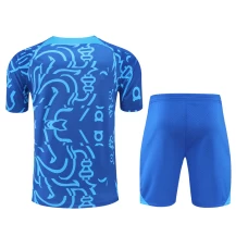 Chelsea FC Men Short Sleeves Football Kit Blue 2023