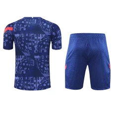 Chelsea FC Men Short Sleeves Football Kit Purple