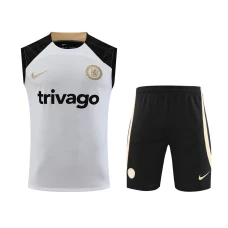 Chelsea FC Men Vest Sleeveless Football Training Kit 2024