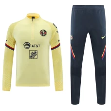 Club América Men Long Sleeves Half Zip Football Kit