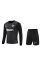 FC Barcelona Men Goalkeeper Long Sleeve Football Kit Black