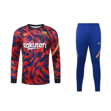 FC Barcelona Men Long Sleeves Football Kit