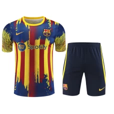 FC Barcelona Men Short Sleeves Football Kit