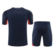 FC Barcelona Men Short Sleeves Football Kit Black