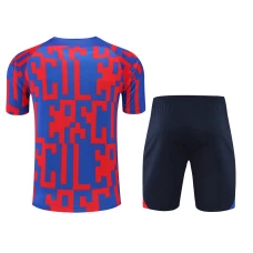 FC Barcelona Men Short Sleeves Football Kit Camouflage