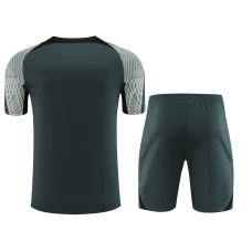 FC Barcelona Men Short Sleeves Football Kit Green