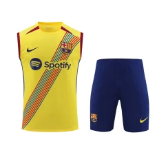 FC Barcelona Men Singlet Sleeveless Football Training Kit 2023