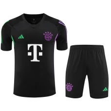 FC Bayern Munchen Men Short Sleeves Football Kit Black
