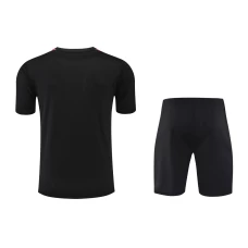 FC Bayern Munchen Men Short Sleeves Football Training Kit Black