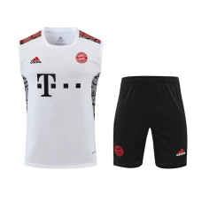 FC Bayern Munchen Men Singlet Sleeveless Football Training Kit 2023