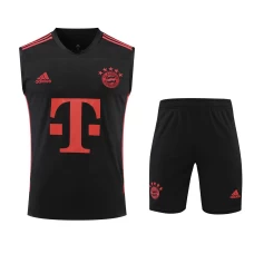 FC Bayern Munchen Men Vest Sleeveless Football Kit Black