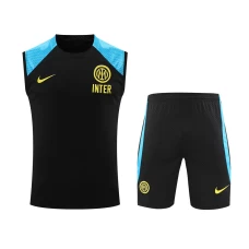 Football Club Internazionale Milano Men Singlet Sleeveless Football Kit Black 2024