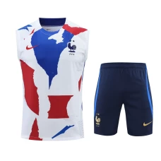 France National Football Team Men Vest Sleeveless Football Kit