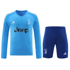 Juventus FC Men Goalkeeper Long Sleeves Football Kit Blue 2024