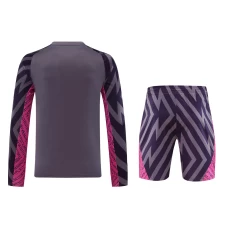 Manchester City FC Men Goalkeeper Long Sleeves Football Kit Purple