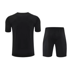 Manchester United FC Men Short Sleeve Football Training Kit Black