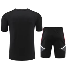 Manchester United FC Men Short Sleeves Football Kit Black