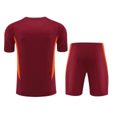 Manchester United FC Men Short Sleeves Football Kit Red 2024