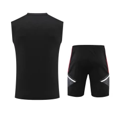 Manchester United FC Men Vest Sleeveless Football Kit Black 2023