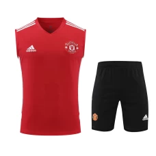 Manchester United FC Men Vest Sleeveless Football Training Kit 2023