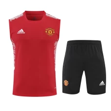 Manchester United FC Men Vest Sleeveless Football Training Kit 2024