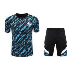Olympique De Marseille Men Short Sleeve Football Kit