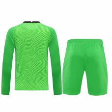 Paris Saint Germain FC Men Goalkeeper Long Sleeves Football Kit Green