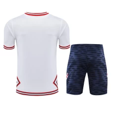 Paris Saint Germain FC Men Short Sleeve Football Kit With Zipper Pocket