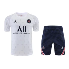 Paris Saint Germain FC Men Short Sleeves Football Kit With Zipper Pocket 2023