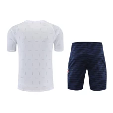 Paris Saint Germain FC Men Short Sleeves Football Kit With Zipper Pocket 2023