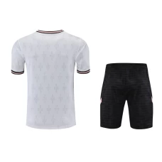 Paris Saint Germain FC Men Short Sleeves Football Kit With Zipper Pocket 2024