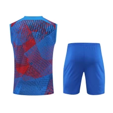 Paris Saint Germain FC Men Vest Sleeveless Football Kit Blue 2023