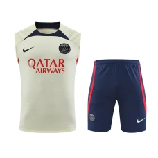 Paris Saint Germain FC Men Vest Sleeveless Football Training Kit 2024