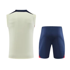 Paris Saint Germain FC Men Vest Sleeveless Football Training Kit 2024