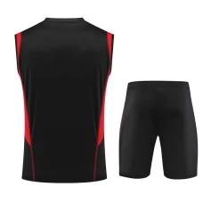 São Paulo Futebol Clube Men Vest Sleeveless Football Kit Black 2024