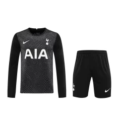 Tottenham Hotspur FC Men Goalkeeper Long Sleeves Football Kit Black