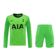 Tottenham Hotspur FC Men Goalkeeper Long Sleeves Football Kit Green
